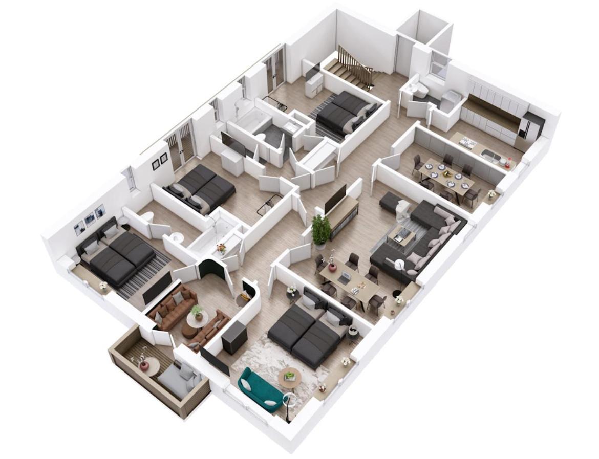 Morehome Apartments, Center,Parking 180Qm Бад-Верісгофен Екстер'єр фото